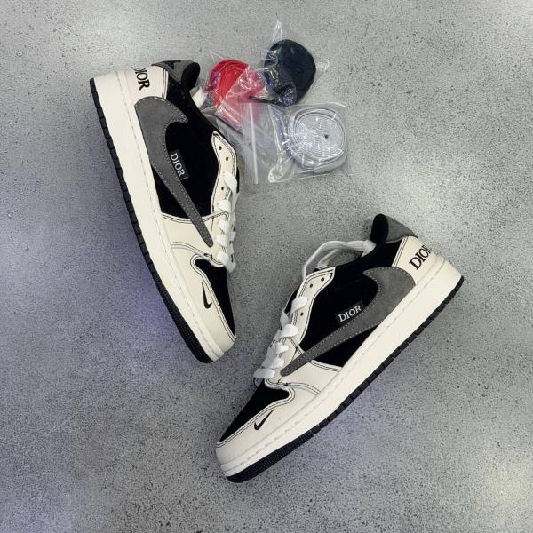 ترویس اسکات دیور Nike Air Jordan 1 Low OG SP Travis Scott x Dior.