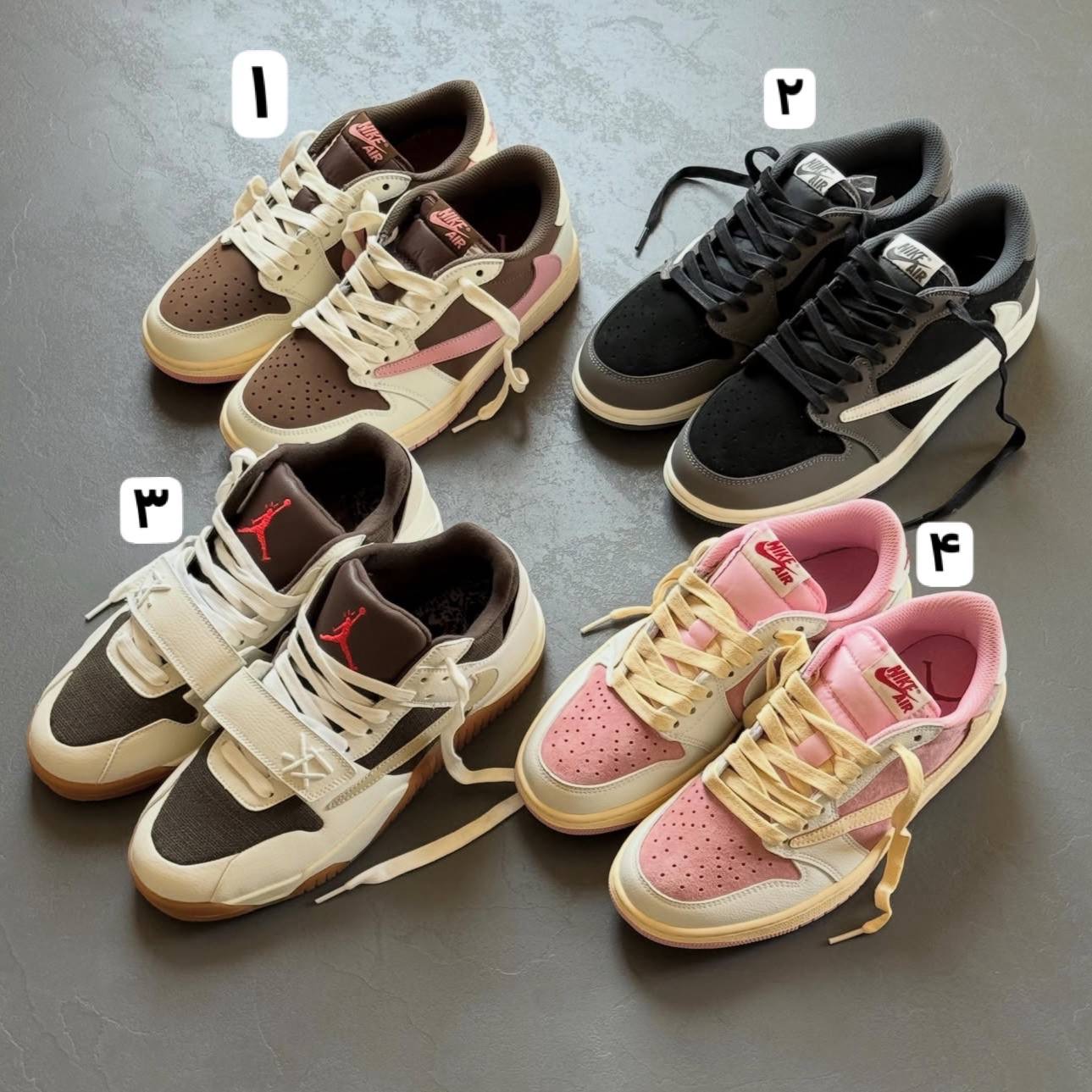 جردن 1 ترویس اسکات Nike Air Jordan 1Travis Scott