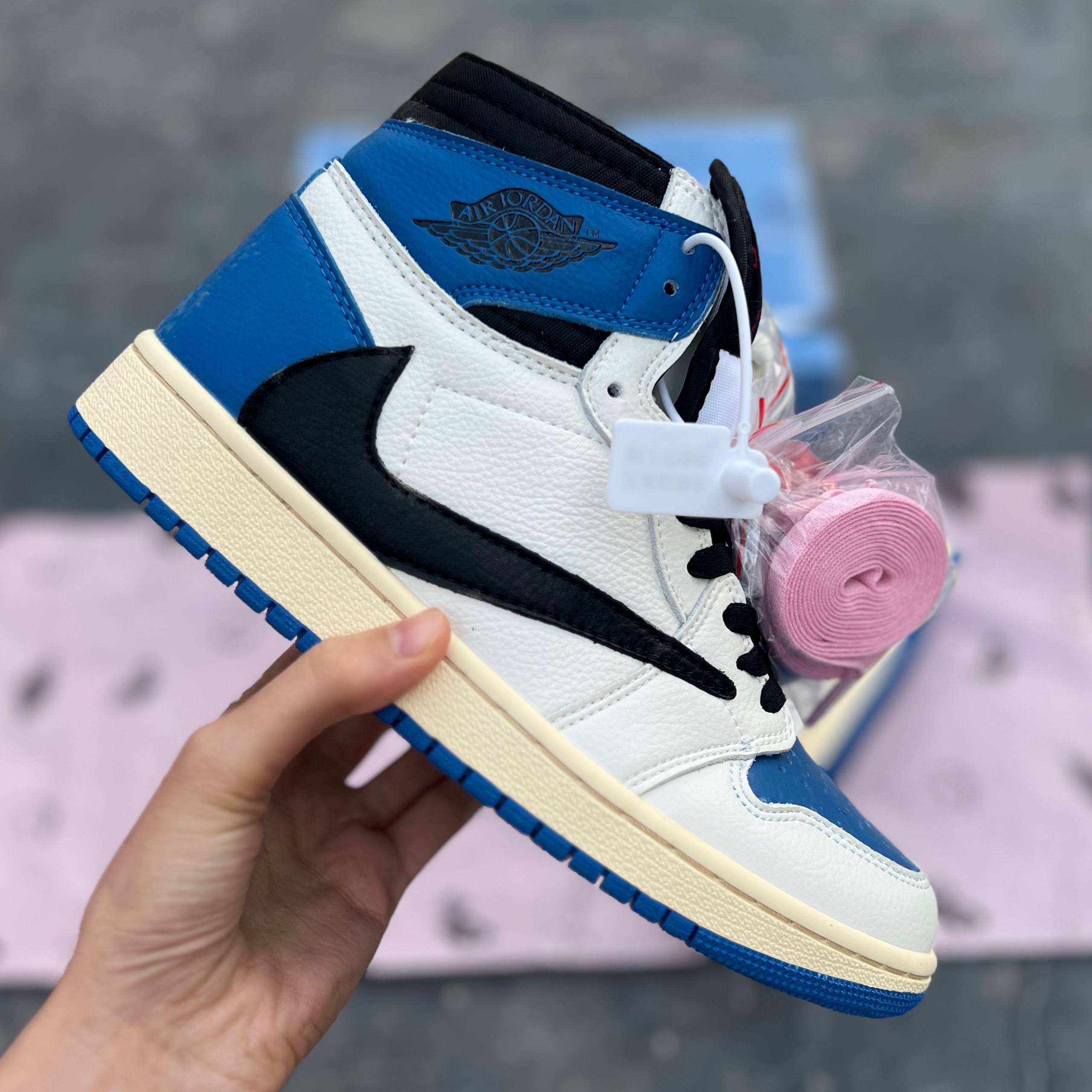 جردن 1 ترویس اسکات فرگمنت Nike Air Jordan 1 Retro High OG SP Travis Scott