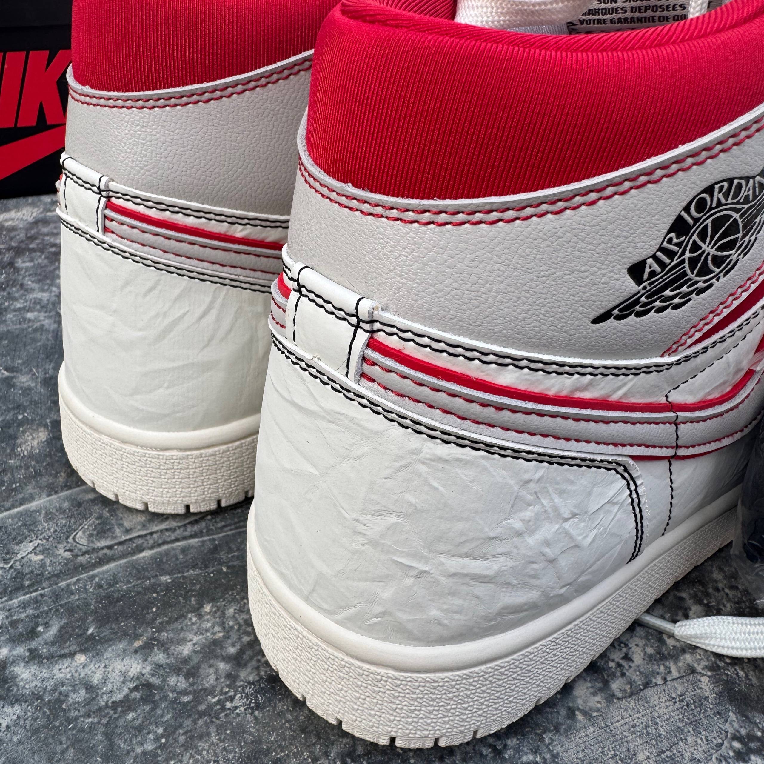 نایک ایر جردن وان رد فانتوم Nike Air Jordan 1 Retro High OG Phantom Gym Red