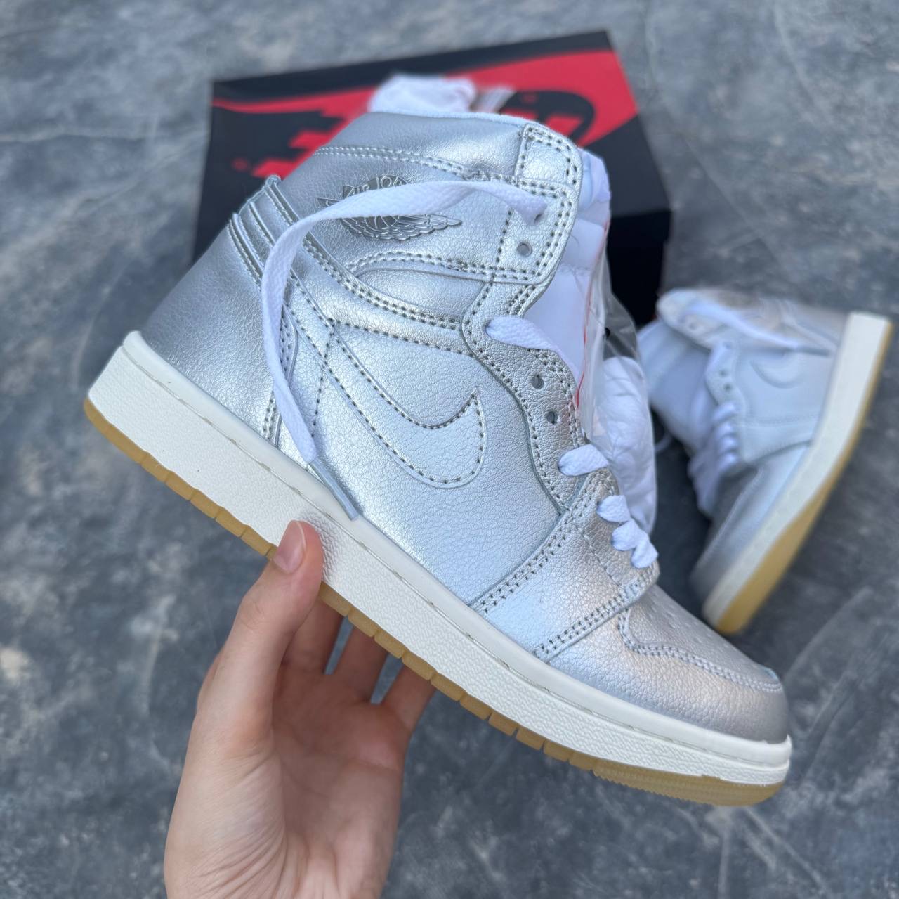 نایک ایر جردن وان سیلور Nike Air Jordan 1