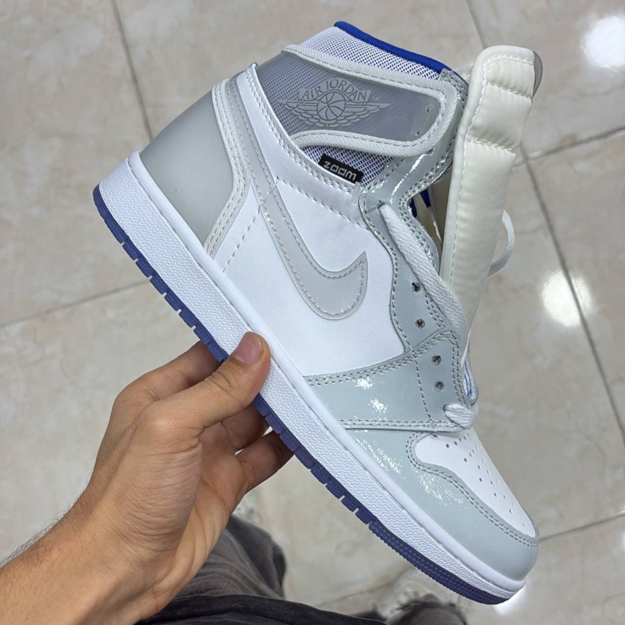 نایک جردن زوم ریسر بلو ‏Air Jordan 1 Zoom Racer Blue